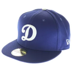 NEW ERA (ニューエラ) ロサンゼルス ドジャース Dロゴ 6パネル ベースボールキャップ 帽子 ブルー