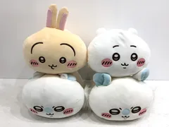 【小牧店】タグ付き　ちいかわ　もっちるねそべりＢＩＧぬいぐるみ　4体セット 【T722-3255】