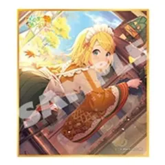 【中古】紙製品 鏡音リン(特訓後) 「プロジェクトセカイ カラフルステージ! feat. 初音ミク ミニ色紙コレクション 第52弾B また、木の葉の色づく頃に 」