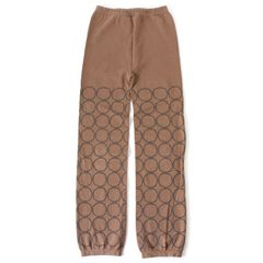 WB26267 mina perhonen ミナペルホネン TAMBOURINE タンバリン ニット レギンス パンツ ライトブラウン 日本製