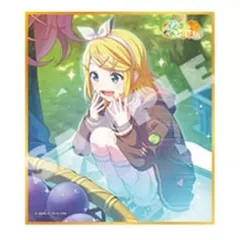 【中古】紙製品 鏡音リン(特訓前) 「プロジェクトセカイ カラフルステージ! feat. 初音ミク ミニ色紙コレクション 第52弾B また、木の葉の色づく頃に 」