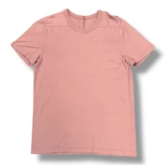 国内正規 Rick Owens 2024SS Short Level Crew Neck T-Shirt ショートレベルクルーネックTシャツ 半袖カットソー リックオウエンス RU01D3265-JA ダスティピンク XS 1548A1のサムネイル