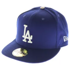 NEW ERA (ニューエラ) ロサンゼルス ドジャース 6パネル ベースボールキャップ 帽子 ブルー