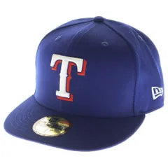 NEW ERA (ニューエラ) テキサス レンジャーズ 6パネル ベースボールキャップ 帽子 ブルー