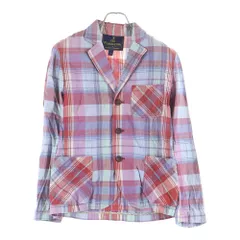 PENDLETON (ペンドルトン) マドラスチェック コットン テーラードジャケット レッドのサムネイル