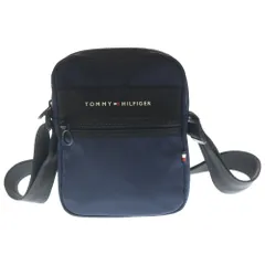 TOMMY HILFIGER (トミーヒルフィガー) ロゴ ショルダーバッグ ネイビー
