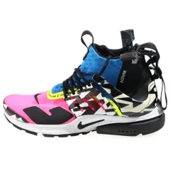 NIKE (ナイキ) ×ACRONYM AIR PRESTO MID HYPER PINK アクロニウム エアプレスト ハイパーピンク ミッドカットスニーカー マルチカラー US7/25cm AH7832-600