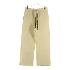 Acne Studios (アクネ ストゥディオズ) FADED BLACK FLEECE TROUSERS フェイディッド ドローストリング ロゴデザイン フリースパンツ イエロー FN-WN-TROU000169のサムネイル