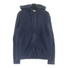 sea green (シーグリーン) 22AW MOCO HOODIE モコ パイル ダブルジップアップパーカー ネイビー MSEA22A9059-K