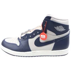 NIKE (ナイキ) AIR JORDAN 1 HIGH 85 GEORGETOWN エアジョーダン1 ジョージタウン ハイカットスニーカー ネイビー/グレー US10.5/28.5cm BQ4422-400