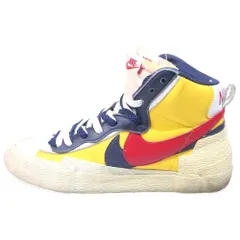 NIKE (ナイキ) ×sacai BLAZER MID VARSITY MAIZE サカイ ブレーザー バーシティーメイズ ミッドカットスニーカー マルチカラー US7/25cm BV0072-700のサムネイル