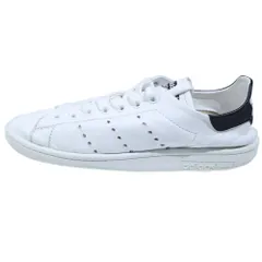 BALENCIAGA (バレンシアガ) ×STAN SMITH アディダス スタンスミス ダメージ加工 レザーローカットスニーカー ホワイト/ブラック 721836 WBDV3 9010