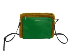 k04250410100　Legato Largo　0　緑＆茶　　バッグ　ショルダーバッグ　秋冬