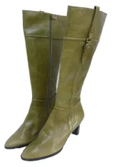 k04250410070　23区　24cm　Olive　　シューズ　ブーツ ロング　秋冬