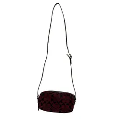 美品 COACH コーチ 6073 シグネチャーショルダー バッグ ボルドー レディース 古着 中古 USED