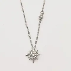 【美品】スターモチーフネックレス　SILVER　シルバー925　2.3g
