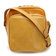LOUIS VUITTON ルイ ヴィトン モノグラムヴェルニ ウースター ショルダーバッグ ポシェット 斜め掛け エナメル ローズ ピンク M91037
