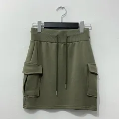 新品 コットン カーゴ 밴ディング スカート 2 COLOR