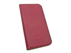 ■美品■ LOUIS VUITTON ルイヴィトン M64468 エピ フォリオ iPhone X / XS 対応 アイフォンケース スマホケース ワインレッド系 DL3396