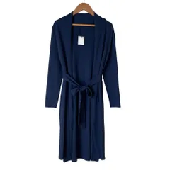 未使用 Theory luxe セオリーリュクス ロングニットカーディガン 3 ブルー  レディース 古着 中古 USED