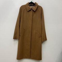 Carat 三陽商会 アンゴラ70% ウール ロングコート ブラウン 7AR - メルカリ