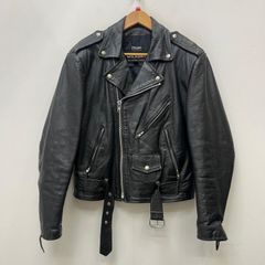 ラッキーストライク ダブル ライダース レザージャケット ブラック M