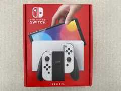 ◆Nintendo Switch 有機ELモデル Joy－Con（L）／（R） ホワイト　0013417360　ジャンク
