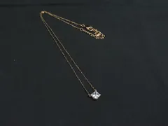 ■美品■ SWAROVSKI スワロフスキー ネックレス ペンダン卜 アクセサリー レディース ゴールド系 DL7825