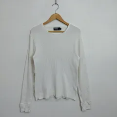 POLO RALPH LAUREN ポロ ラルフローレン サーマル ワッフル ロンT カットソー シンプル コットン ホワイト M C298