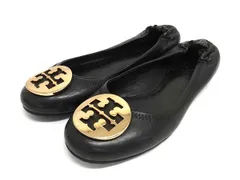 TORY BURCH トリーバーチ レザー フラットシューズ バレエシューズ 靴 シューズ レディースブラック系 DM1938