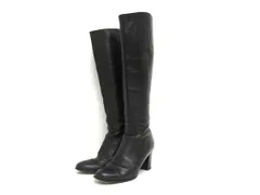 ODETTE E ODILE オデット エ オディール レザー ヒール ロングブーツ 表記サイズ 23 靴 シューズ レディース ブラック系 DM1929