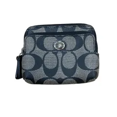 COACH コーチ シグネチャー コインケース/カードケース ブラック F68656 キングラム[01]