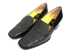 FENDI フェンディ ペカン柄 レザー×PVC パンプス 表記サイズ 36 1/2 (約23.5cm) 靴 シューズ レディース ブラウン系 DM1849