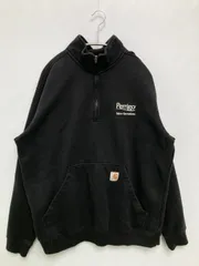 Carhartt カーハート スウェット L ブラック コットン ワンポイント ブランドロゴ 刺繍 長袖