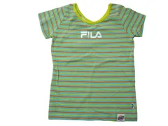 k05250423099　FILA　130サイズ　緑×オレンジ×黄　　トップス　半袖Tシャツ　春夏