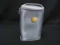 ■美品■ ChristianDior クリスチャンディオール ナイロン ポーチ マルチケース 小物入れ レディース シルバー系 DM2109