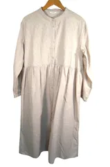 k05250423084　Noble Coton　Mサイズ　Beige　　ワンピース or ドレス　シャツワンピース　春夏