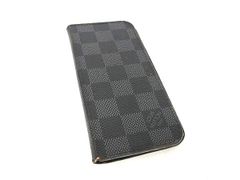 Lv ルイヴィトン ダミエ グラフィット iPhone 7.8 Plus 手帳型 - メルカリ