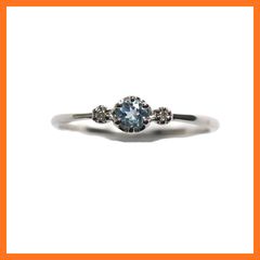 10号 希少石アレキサンドライト0.05ct D0.26ctリング - メルカリ