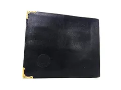 dunhill ダンヒル レザー 二つ折り 財布 ウォレット 札入れ 小銭入れ カード入れ メンズ ブラック系 DM2345
