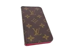 LOUIS VUITTON ルイヴィトン M63444 モノグラム フォリオ iPhone X/XS 対応 スマホケース アイフォンケース ブラウン系 DM2360