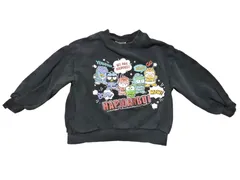 k05250422009　futafuta　110サイズ　Black　　トップス　スウェットorトレーナー　秋冬