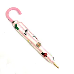 LULU GUINNESS ルルギネス 折りたたみ傘  ロゴ/ストライプ/総柄    ピンク レディース / 240001190432のサムネイル