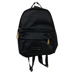 良品 MARC JACOBS マークジェイコブス ナイロン バックパック デイパック リュックサック ブラック レディース 古着 中古 USED
