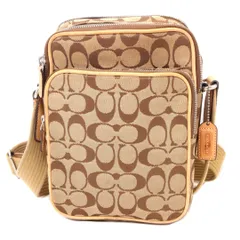 【COACH/コーチ】　シグネチャー　ショルダーバッグ　斜めがけ　レディース