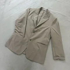 UNIQLO 感動ジャケット コットンライク ライト 453852 2023年製 軽量 伸縮 2WAYストレッチ 速乾性 メンズLサイズ フォーマル テーラードジャケット