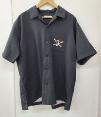 テーラー東洋 刺繍スカボウリングシャツ M 黒 ALASKA - メルカリ