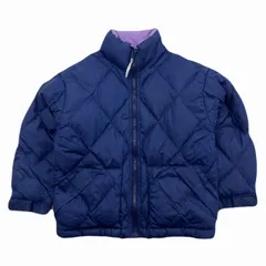 エルエルビーン ダウンジャケット キッズ 120cmサイズ前後 ネイビー パープル 子供用 6歳児用 防寒 アウター 