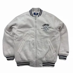 コンバース ブルゾン メンズ Lサイズ オフホワイト 中綿入り スウェット生地 バックロゴ 防寒 アウター 人気 カジュアル