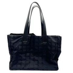 【玉津店 中古】CHANEL（シャネル）ニュートラベルラインMM トートバッグ ブラック 管理番号TA2600438